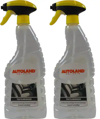 2x 750ml AUTOLAND Textilreiniger Innenraumpflege Textile Polster Reiniger Auto