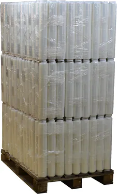 288 x Rollen 1,5 kg Stretchfolie Palette 23 my Transparent Verpackungsfolie