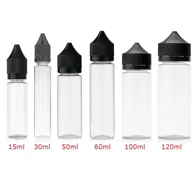 Liquidflaschen Leerflasche Tropfflaschen Dropper 15/30/50/60/100/120 PET Öffner