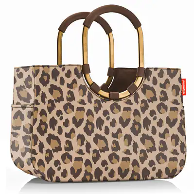 reisenthel loopshopper Tasche L Einkaufstasche Korb leo macchiato OR6047