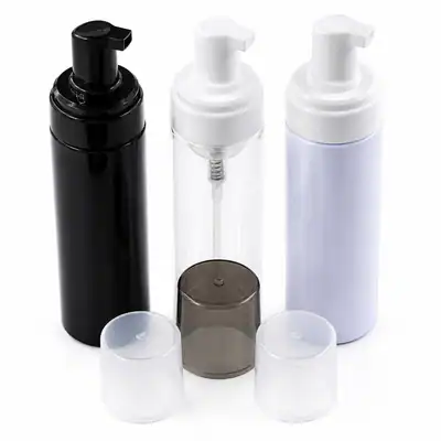 5 Stück Schaumseifenspender Pumpflasche - 200ml Kunststoff Pumpspender Reisen