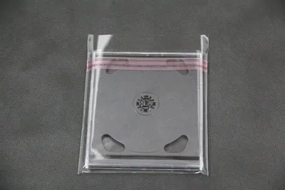 50 St. Schutzhüllen aus Folie mit Verschluss, für CD-Hüllen, Jewel Case