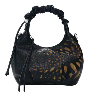 Desigual Notus Bira Handbag Handtasche Umhängetasche Tasche Black schwarz braun