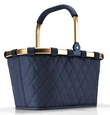 reisenthel Einkaufskorb Tasche Korb carrybag frame rhombus midnight gold BK4111