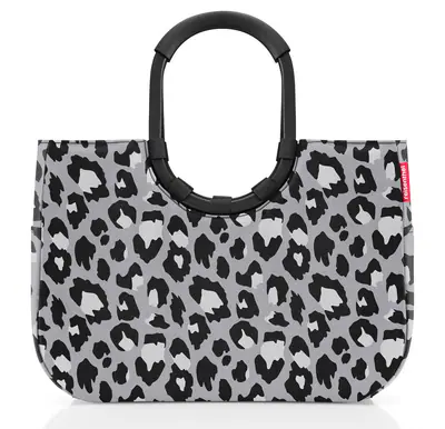 reisenthel loopshopper L Tasche Einkaufstasche frame leo nero OR7081