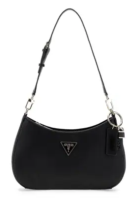 GUESS Noelle II Top Zip Shoulder Bag Schultertasche Black schwarz