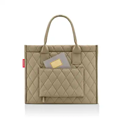 reisenthel daily shopper business Tasche Einkaufstasche rhombus olive GP5046
