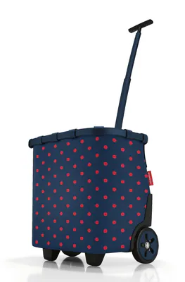 reisenthel carrycruiser Einkaufstasche trolley frame mixed dots red OE3076
