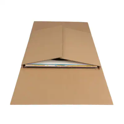 20 St. LP Export Versandkartons für variabel 1-10 Vinyl Schallplatten 2-wellig