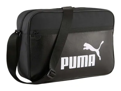PUMA Campus Reporter Bag M Schultertasche Tasche Puma Black schwarz Neu