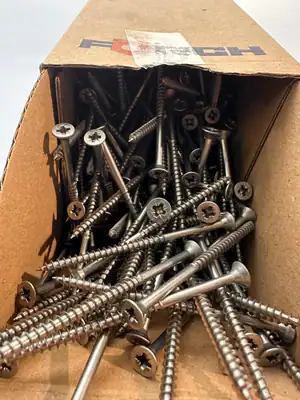 500 Stück – FÖRCH Schrauben Spanplattenschrauben 4,0 x 70 mm – Gelb verzinkt