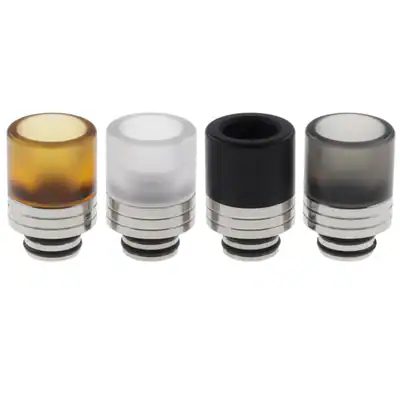 Drip Tip 510 Anschluss Verdampfer Mundstück mit Filtersieb Acryl Driptip, D292-2