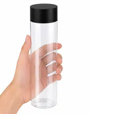 Saftflaschen Set 500ml schwarzer Schraubverschluss Wiederverwendbar Getränke