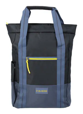 travelite Color Craze Tote Bag / Backpack S Shopper Tasche Darkblue dunkelblau