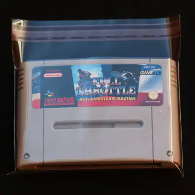 Schutzhüllen SNES Spiele Super Nintendo Game Hülle protection Cover Case 100 St.