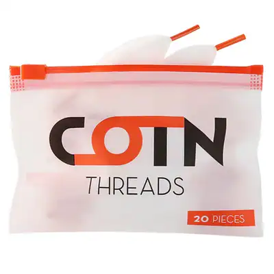 COTN Threads Sticks 3mm Coils Selbstwickler 20 Stück, Watte Cotton Baumwolle