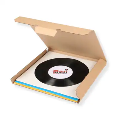 50 St. Premium LP Versandkartons für 3-6 Vinyl LP/Maxi, 12 Zoll, extra stark