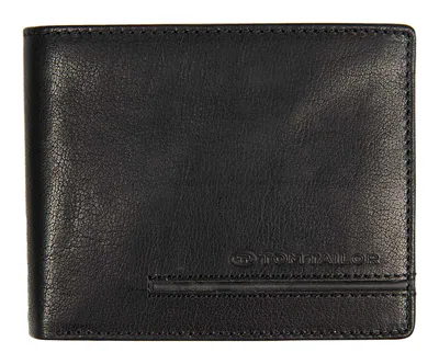 TOM TAILOR Devon Horizontal Wallet Geldbörse Black schwarz Neu