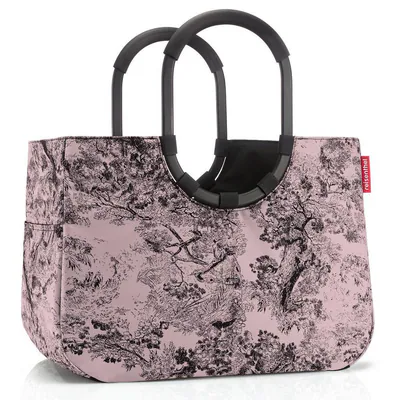 reisenthel loopshopper Tasche L Einkaufstasche Korb Jacquard rose OR3105