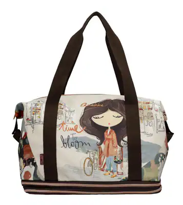 Anekke Tulip Soft Extendable Travel Bag Reisetasche Tasche Multicolor beige Neu