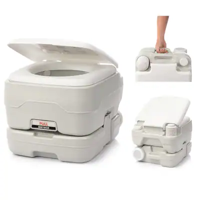 10L Toilette Chemietoilette Campingtoilette tragbare WC Outdoor DELUXE MOBILE