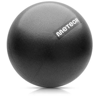 Mini Gymnastiball Pilates Ball Yoga Fitness ink Pumpe Sport 22 cm SCHWARZ METEOR