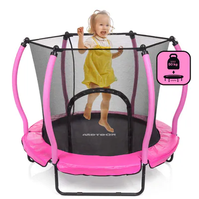 Trampolin Kinder Gartentrampolin MIT Netz SCHAUM TRP-70 140cm 4.5 FT bis 50 kg