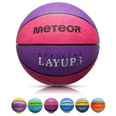 Basketball Kinder Frauen Jugend Größe indoor outdoor Spielball LAYUP #3 meteor