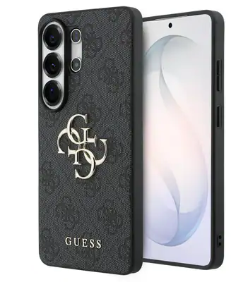 Guess Hülle für Samsung Galaxy S26 Ultra Grau Guess PU 4G Metal Logo Case