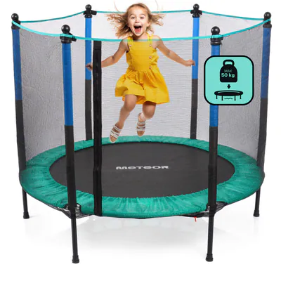 Trampolin Kinder Trampolin Gartentrampolin Netz TRP-50 140cm 4.5 FT bis 50 kg