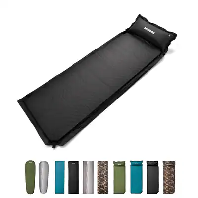 Isomatte Camping 188/200 x 66 x 3,8cm Campingmatte Luftmatratze Selbstaufblasend