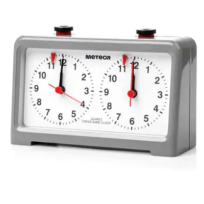 SCHACHUHR Schach Spiele Pro Exclusive Schachtimer Analog Timer Clock meteor