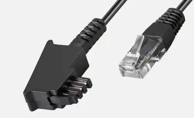 DSL Router dsl Kabel schwarz FritzBox EasyBox Speedport 3m | 5m | 10m | 20m Top