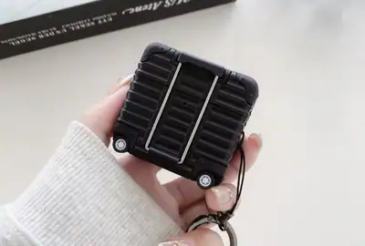 Schutz Hülle Für Airpods pro 3 Luxury Hülle Stark Stoßfest Ständer schutz case