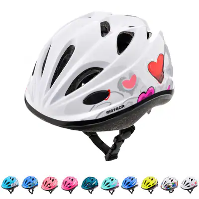 Fahrradhelm Kinderhel Kinderfahrradhelm Schutzhelm Radhelm Skatehelm S-M meteor