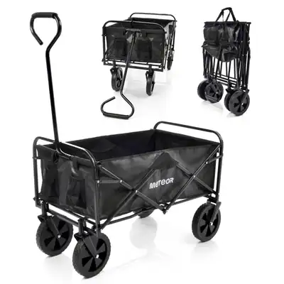 Faltbarer Bollerwagen Strandwagen Transportwagen Handwagen bis 100 kg METEOR