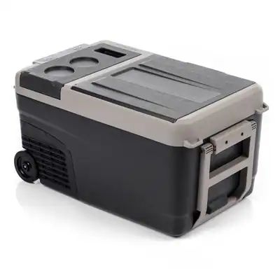 30L Kühlschrank Kompressor Kühlbox mit Tragegriff 2 Kühlkammern Camping 12/24V