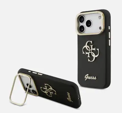 GUESS hülle Für iPhone 17 Pro Max Hülle Case Cover Metal Stand Camera Frame
