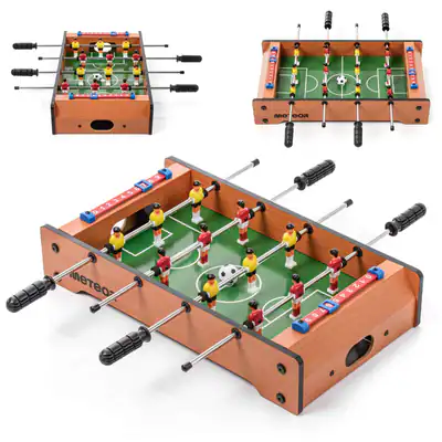 MINI Tischkicker Kickertisch Kicker inkl. 2 Bälle Tischfußball für Familie Spiel