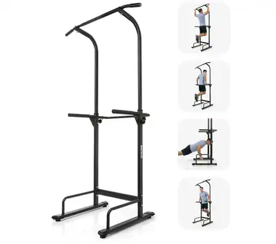 Klimmzug Dip Station Höhenverstellbar Multifunktional bis 200 kg 185–194cm Sport