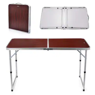 Campingtisch HOLZ Klapptisch klappbar Tisch Gartentisch 120x60 ALU TISCHCamping