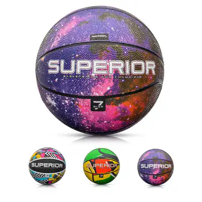 Basketball Kinder Erwachsene #7 für das Training Oberfläche SUPERIOR DRIBBLE met