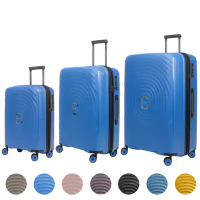 KOFFER Kofferset Reisekoffer 55cm/67cm/77cm TSA Schloss USB-Eingang SWISSBAGS