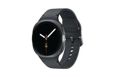 SAMSUNG Galaxy Watch 8 40 mm Smartwatch Kautschuk, 130-180 mm, Graphite