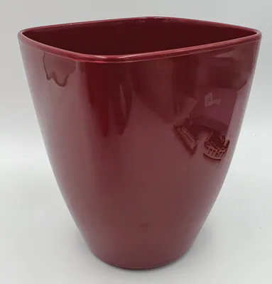 osłonka / doniczka storczyk 15cm BORDOWA POLPLAST