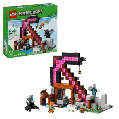 LEGO Minecraft 21277 Die Spitzhackenmine Bausatz, Mehrfarbig