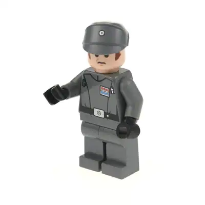 1x Lego Minifigur Star Wars Episode 4/5/6 Imperial Officer Major Kappe sw0877