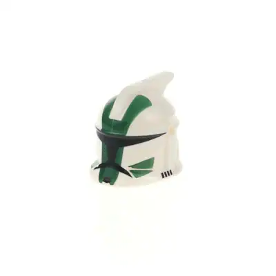 1x Lego Helm Minifigur Star Wars weiß grün Clone Trooper Gree sw0380 61189pb11