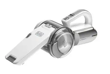 5035048458389 Black & Decker PV1820L Handstaubsauger Chrom Beutellos Black