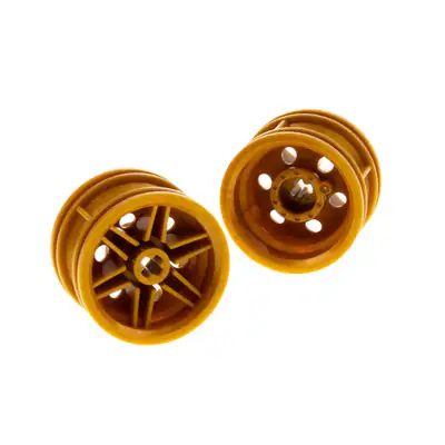 2x Lego Technic Felge 30.4x20 perl gold Rad Auto Fahrzeug 4648531 56145